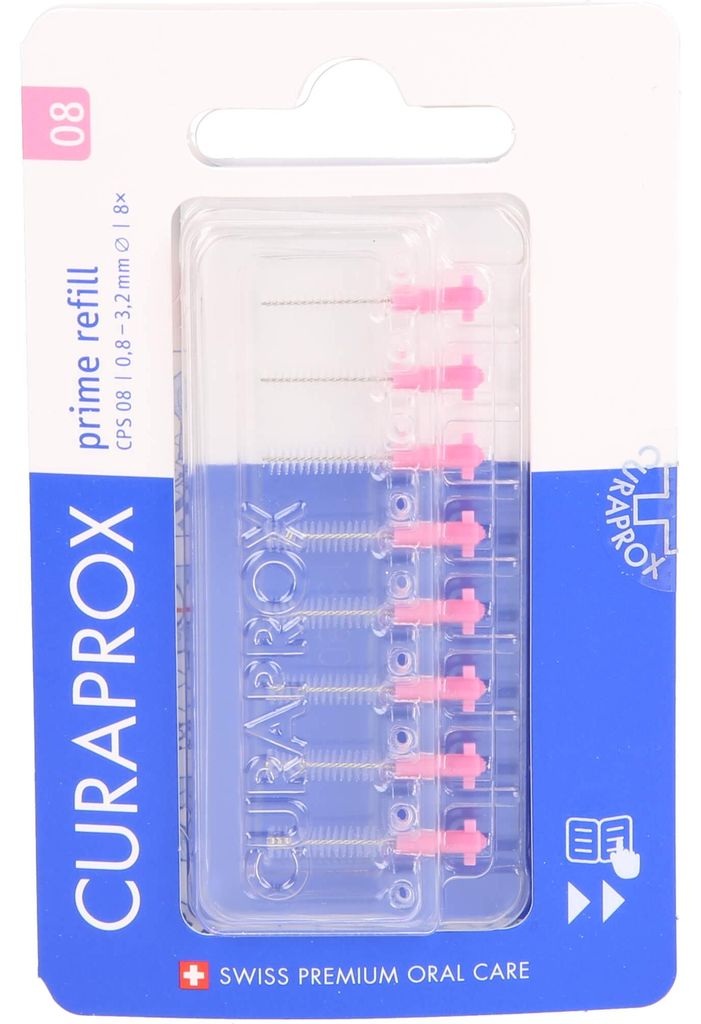 Curaprox Cps 08 prime medzizubné kefky náplň 8 ks Obrázok produktu 