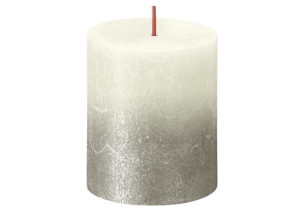 Bolsius Rustik Kerze Weiche Perle Champagner 80/68mm Produktbild 