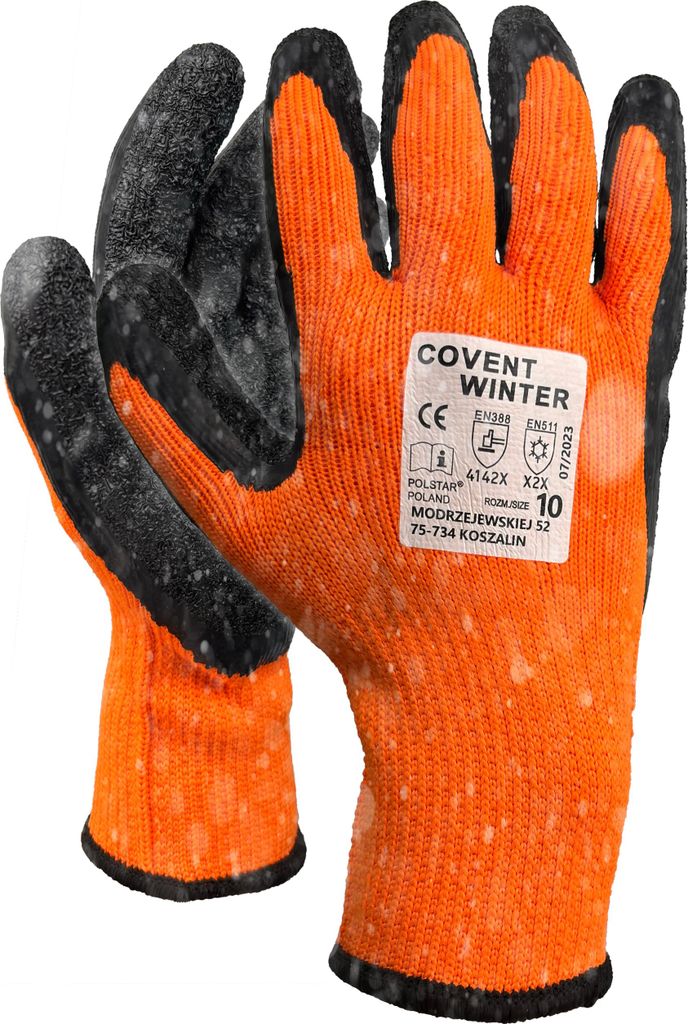 36 Paar Winterarbeitshandschuhe Winter Draco Größe 10