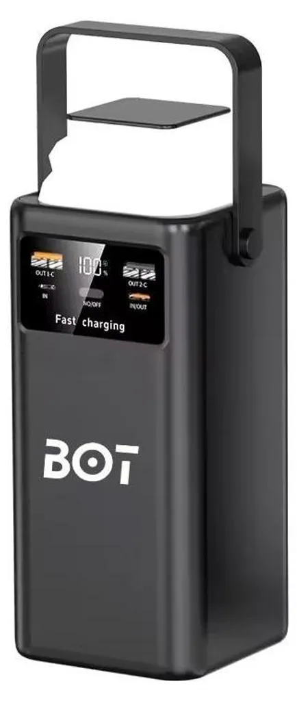 Batterie Externe BOT HP2 100 000 mAh - Fini les Pannes de Batterie 22,5W