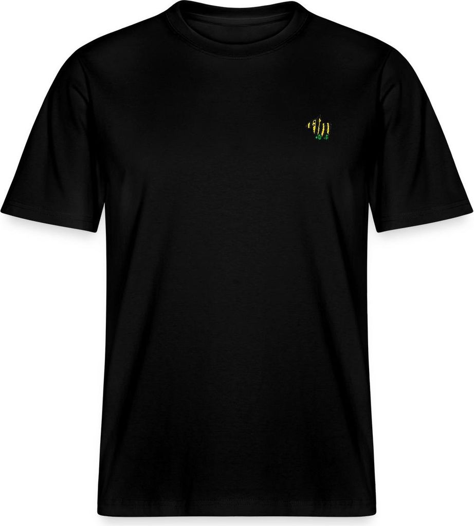 Spreadshirt Janosch Tigerente Stick Relaxed Fit Uni T-Shirt, M, Schwarz