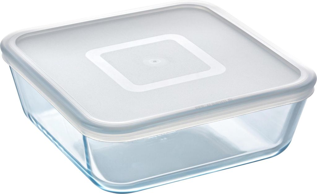 PYREX Cook&Freeze Quadratischer Behälter mit Deckel, Glas, Produktbild 