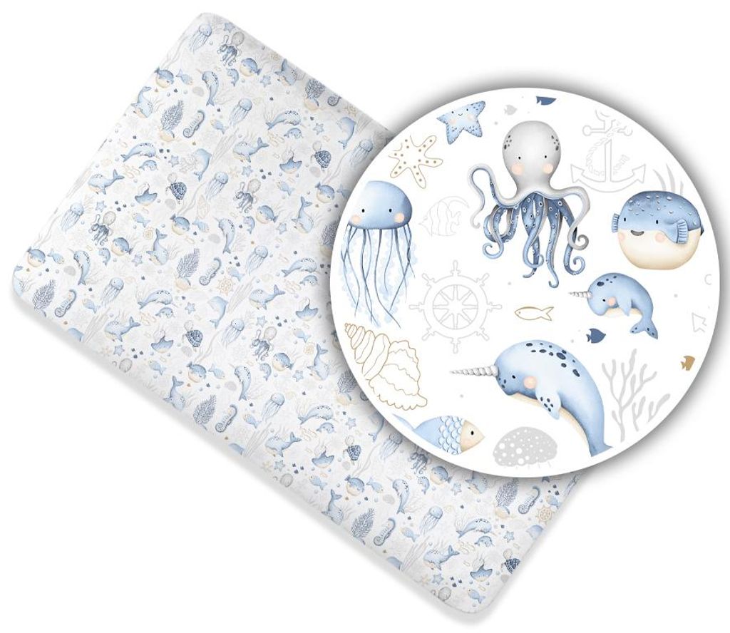 Lenzuolo con Angoli per Lettino 80 × 160 cm – 100% Cotone, Immagine del prodotto 