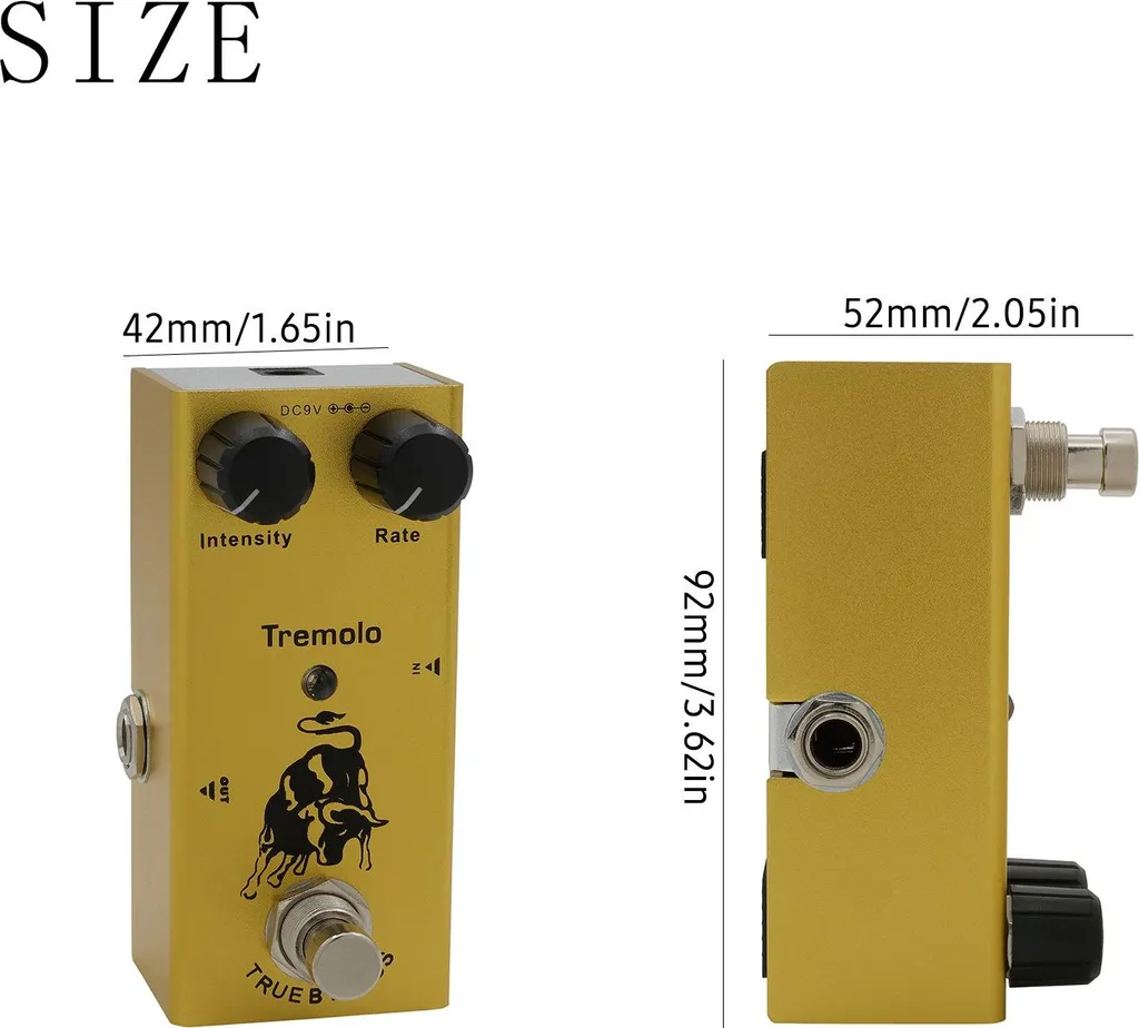 Pédale Tremolo Compacte IRIN EF-09 : Gain de Place et Zéro Perte de Son