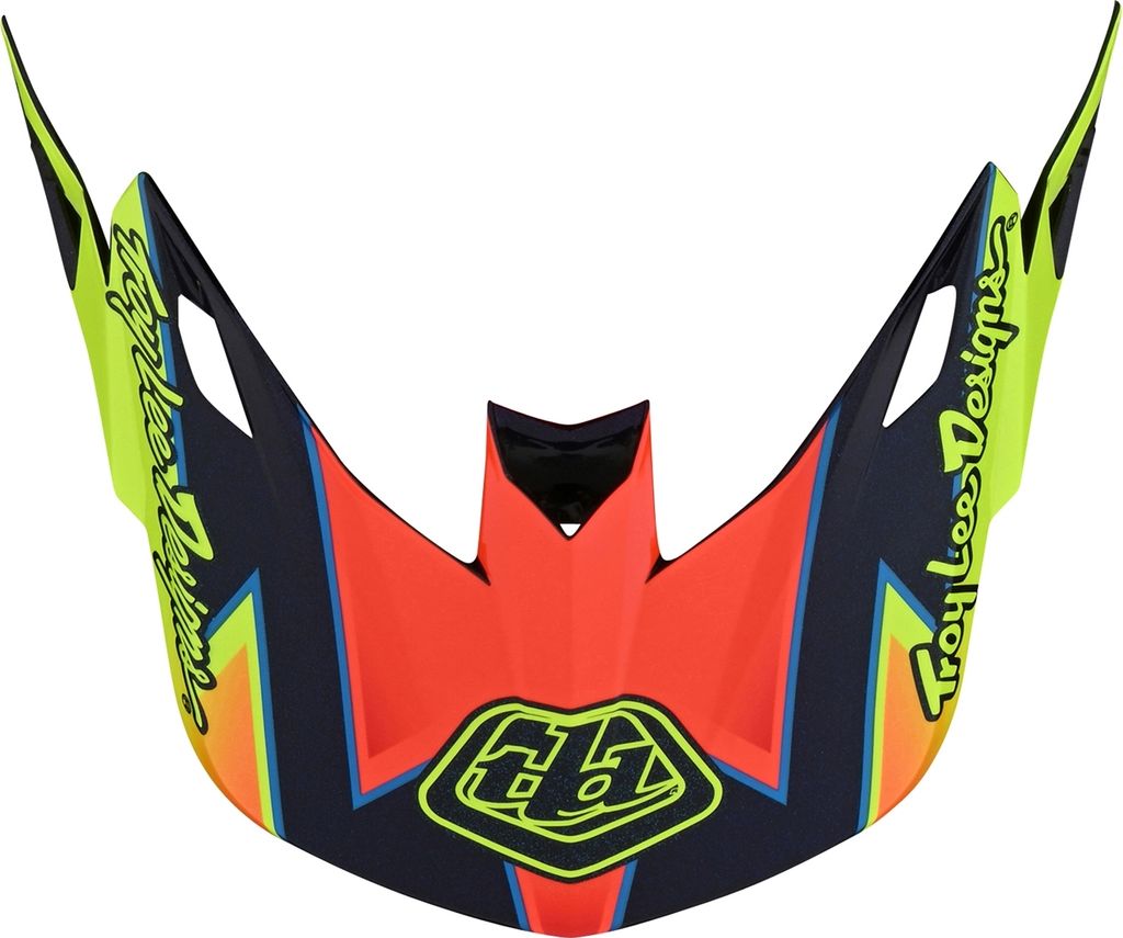 Troy Lee Designs SE5 Helmvisier, Graph, yellow/navy