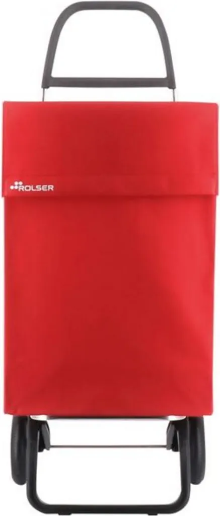 Chariot de marché pour courses 43L Rolser 2 roues rouge JEA031 robuste