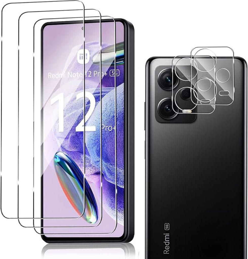 2X Schutzglas für Xiaomi Redmi Note 12 Pro Plus 5G Panzerfolie Display Kamera 9H