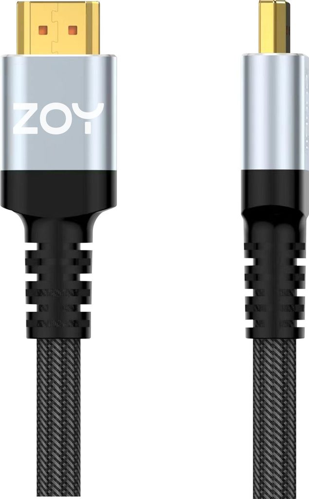 ZOY HDMI-Kabel 5m Standard 2.1 Premium Ultra High Speed 8K für Monitor, Laptop, PC, TV, Xbox, PS4, PS5, Beamer, Konverter, solide und langlebig