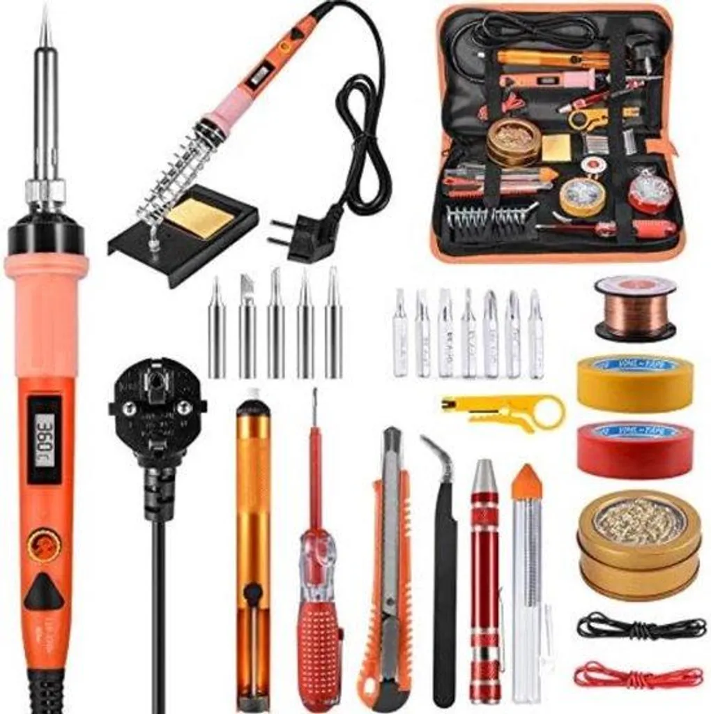 Station de soudage Orange 80W à chauffe rapide et pointe haute précision