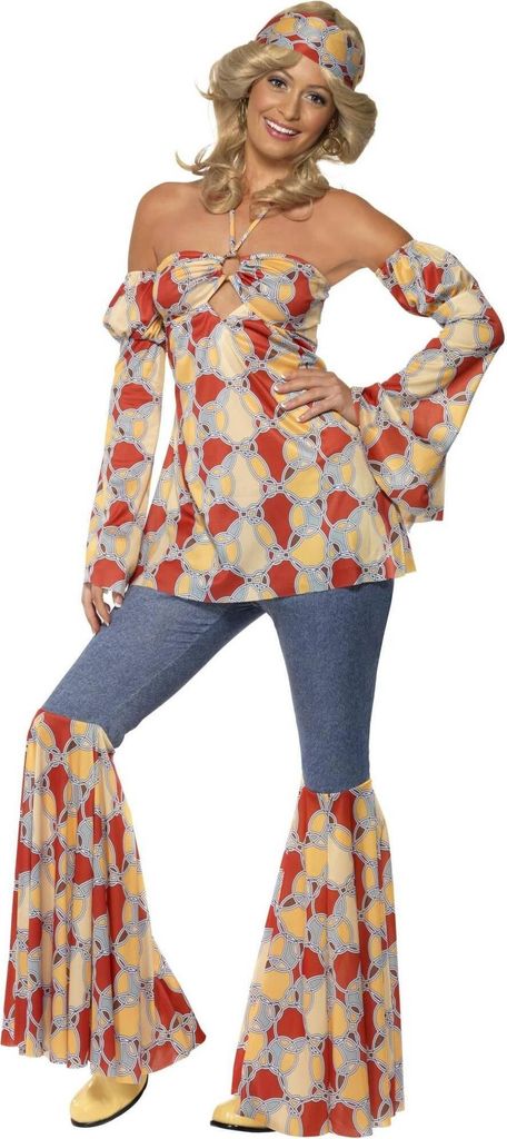 Smiffys - "70s" Kostüm - Damen SM2041 (M) (Bunt)