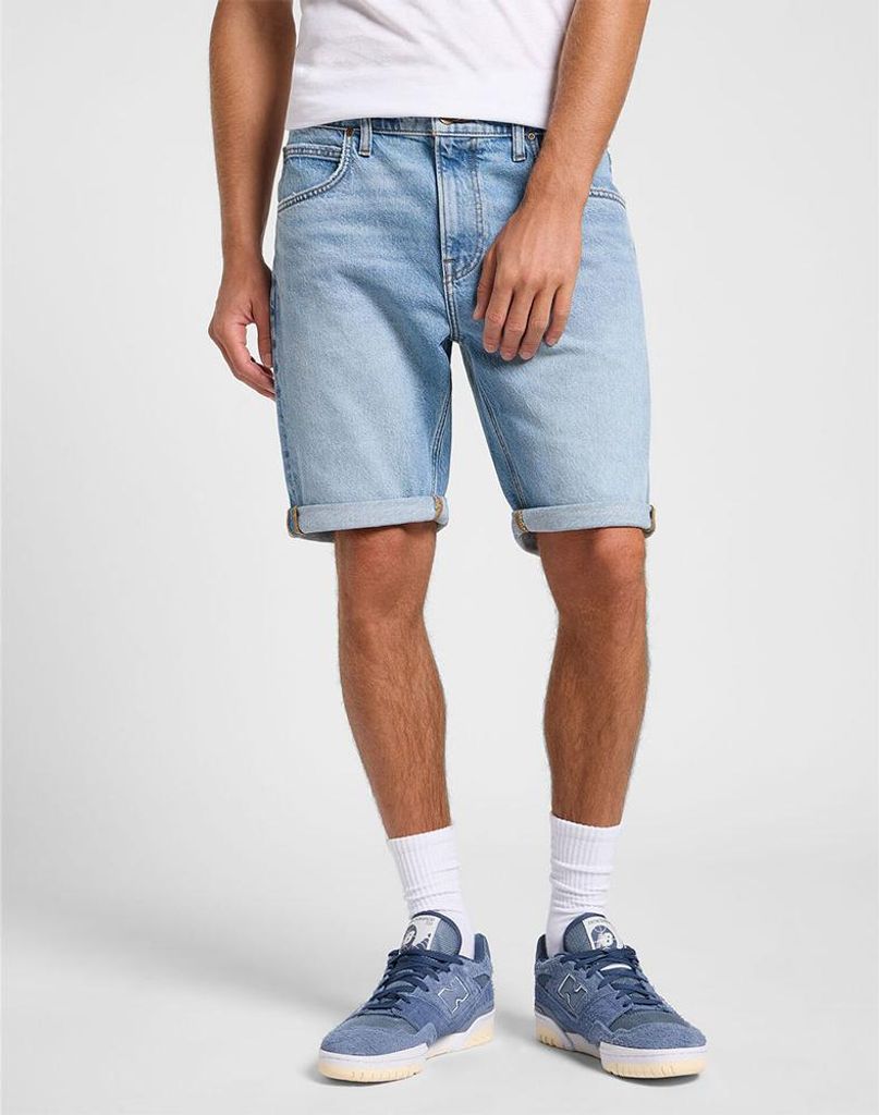 Lee 5 Pocket Kurze Jeans Blau 28 Mann Blau 28