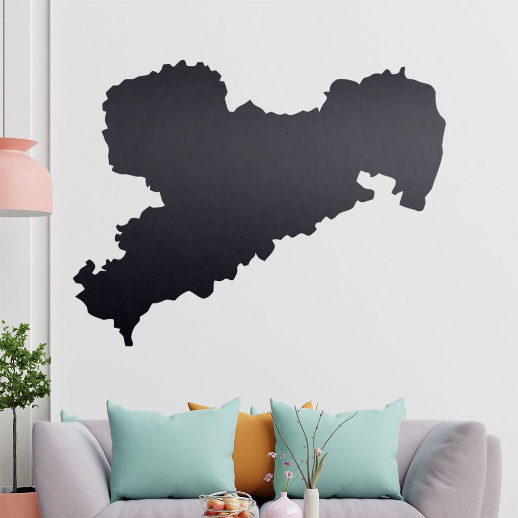 KIWISTAR Bundesland Sachsen - Dresden Völkerschlachtdenkmal Wandtattoo in 6 Größen - Wandaufkleber Wall Sticker - Dekoration, Küche, Wohnzimmer...