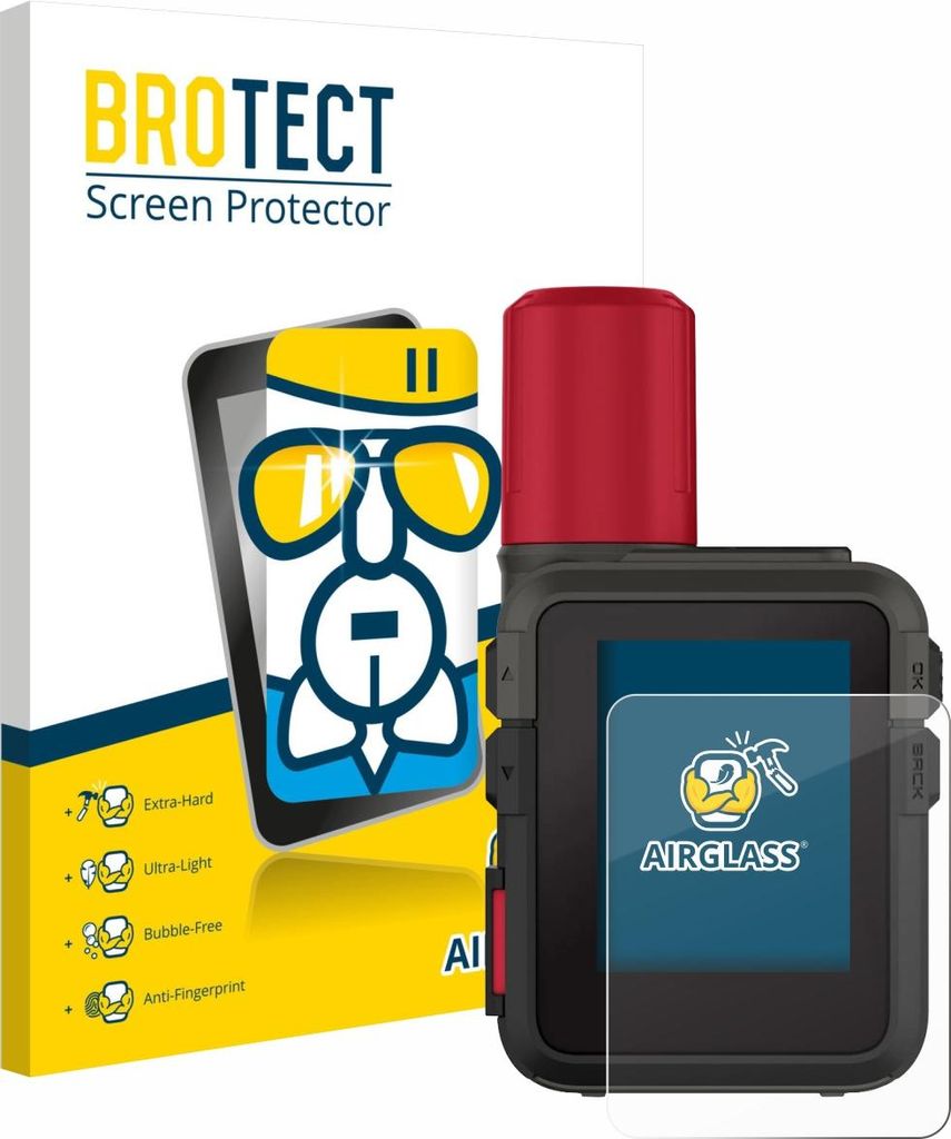 BROTECT Schutzglas für Garmin inReach Mini 3 Plus Schutzfolie Panzer Folie Glas Display Schutz klar