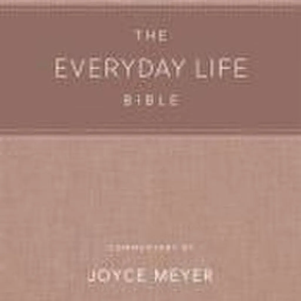 Bible Everyday Life Blush en LeatherLuxe avec Notes de Joyce Meyer - 2