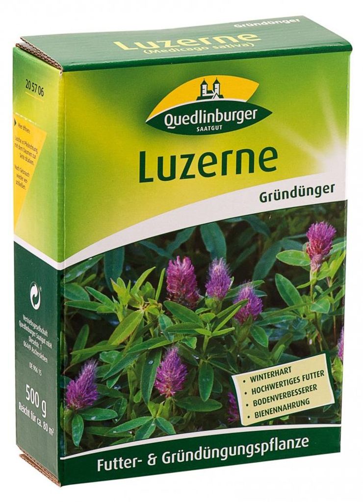 Luzerne 500 g | Gründünger von Quedlinburger Produktbild 