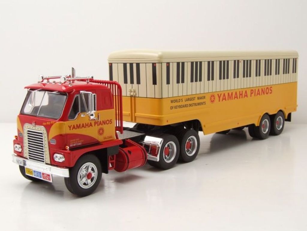 International Harvester DCOF-405 1959 Yamaha Pianos rot gelb Modellauto 1:43 ixo models
