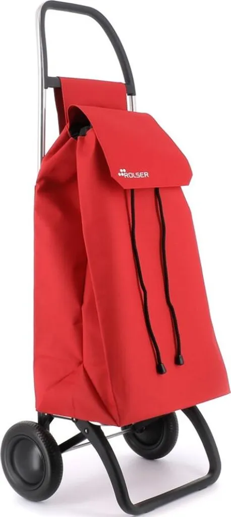 Chariot de courses Rolser Poussette 2 Roues Convert Saquet Ln Rouge