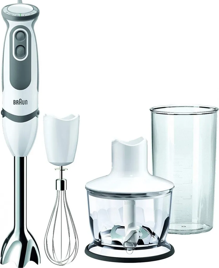 Mixeur plongeant Braun MQ 5235 blender à main avec hachoir et fouet