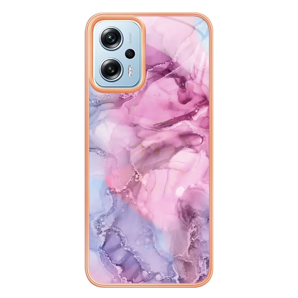 Cover Poco X4 GT 5G Rosa - Custodia Silicone TPU Antiurto con Fantasia - 2