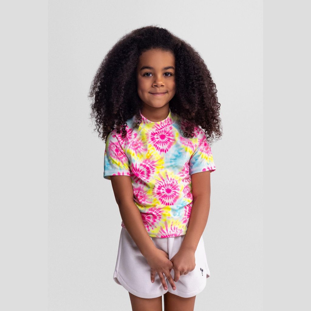 Minoti T Shirt kurzarm elastisch Blau Gr. 116 für Mädchen