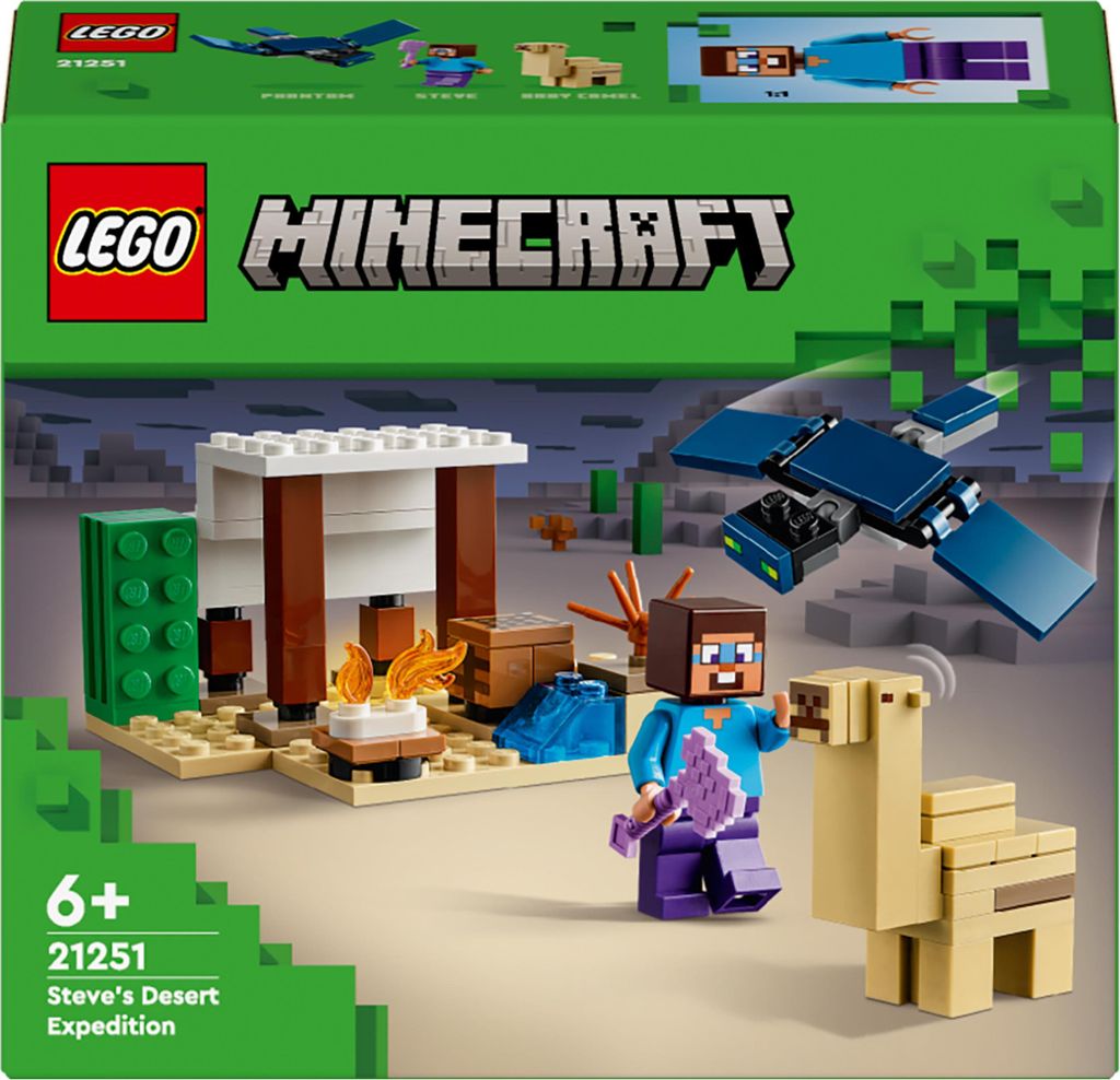 LEGO Minecraft L'expédition de Steve dans le désert - 21251 Image du produit 