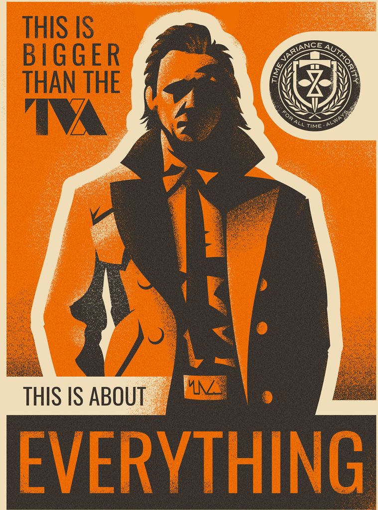 Komar Wandbild- Marvel Loki This is About Everything - Größe 50 x 70 cm