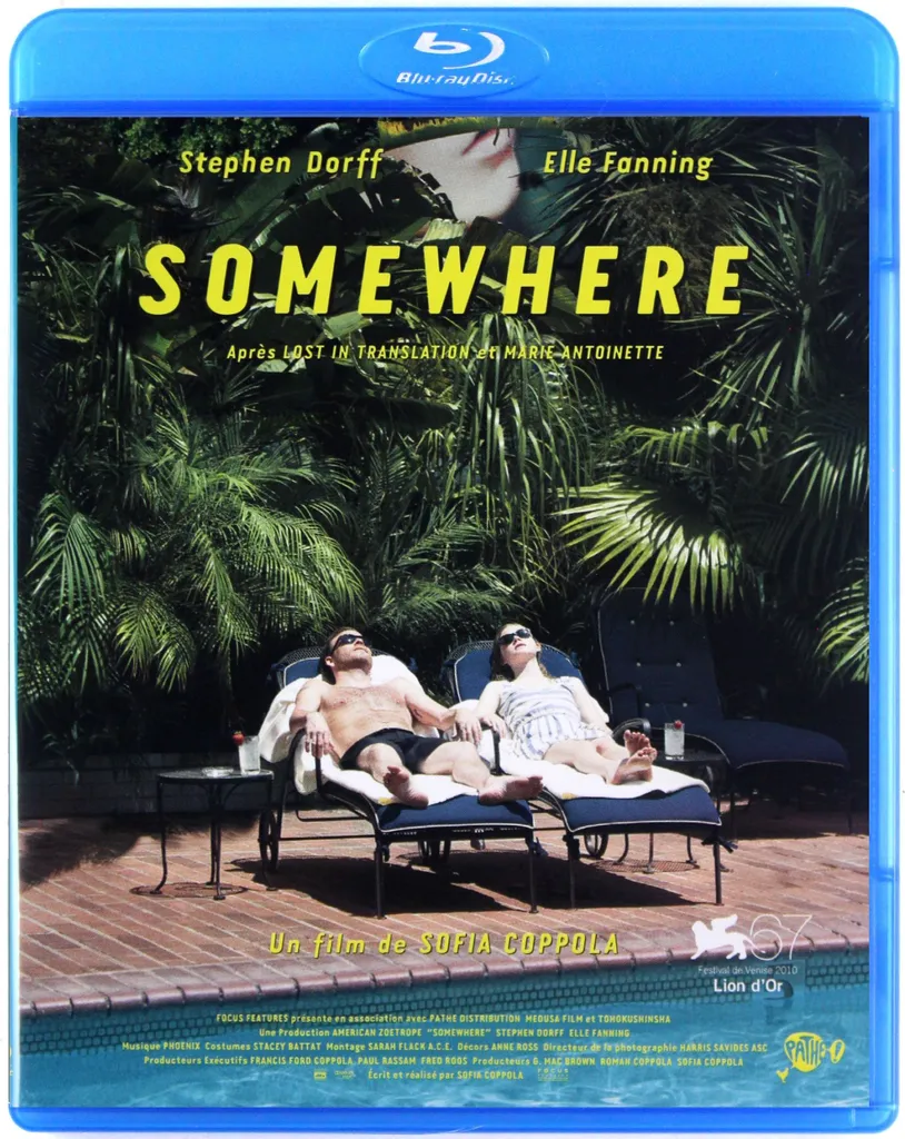 Somewhere Film Sofia Coppola DVD Blu-Ray - L'Expérience VO Authentique