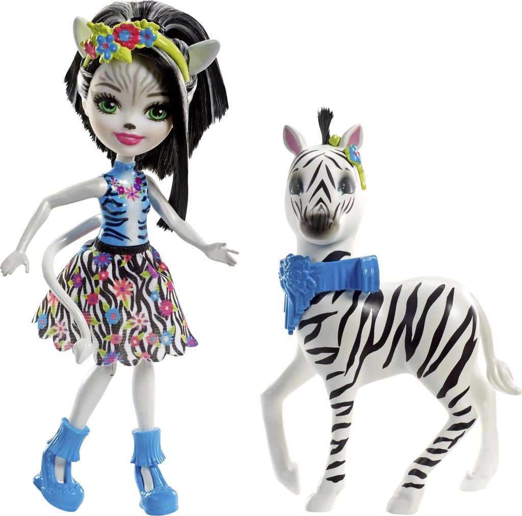 Enchantimals Themenpack Zelena Zebra Puppe Produktbild 