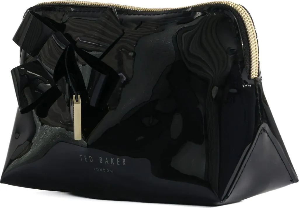 Ted Baker Borsa Toilette Nicolai Originale | Astuccio Makeup Nero Fiocco - 2