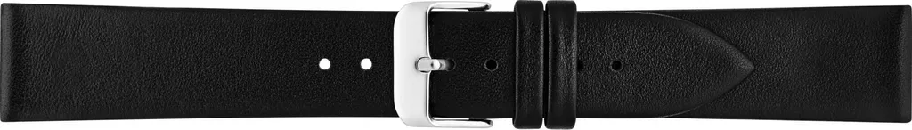 Bracelet de montre en cuir 18mm AK0701.01 avec boucle acier argenté