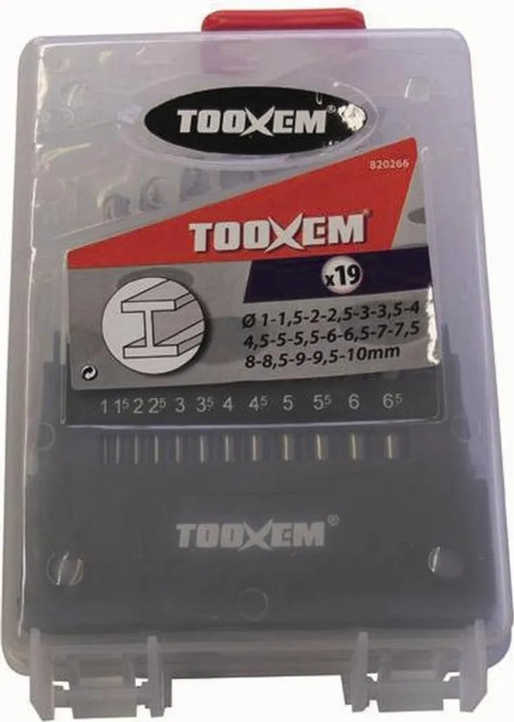 Forets Hélicoïdaux HSS 1-10mm avec Graduation de 0,5mm en Acier Renforcé