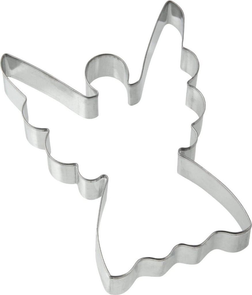 Zenker Ausstecher Engel Patisserie, Weihnachtsausstecher für Plätzchen, Ausstechform für Kekse und Fondant, hochwertiger Keksausstecher, Küchen...