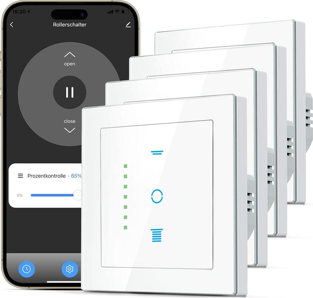 Interrupteur de volets CURRYSMARTER WLAN 6ème génération Image du produit 