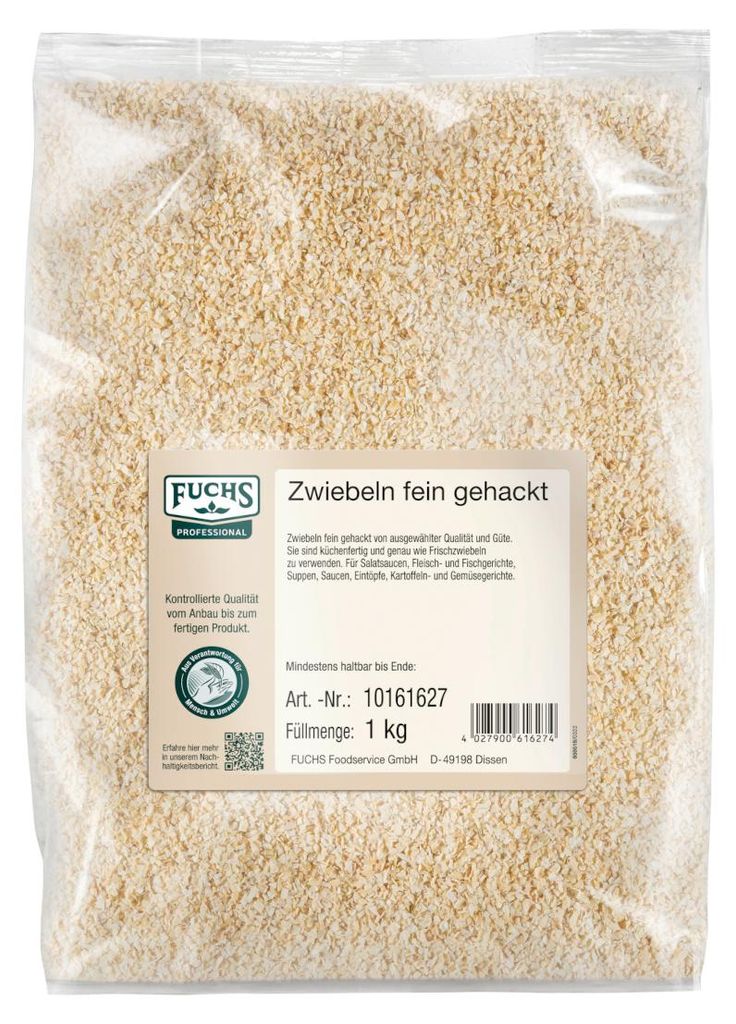 Fuchs Foodservice Cibule jemně nasekaná sušená sáček 1000g Obrázek produktu 