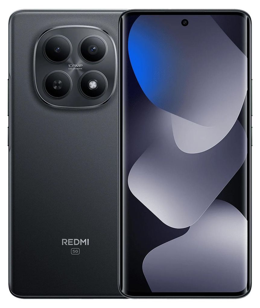 Xiaomi Redmi-Anmerkungen 15 8 + 256 GB 6.77 "5g Midnight Black Wind3 Xiaomi