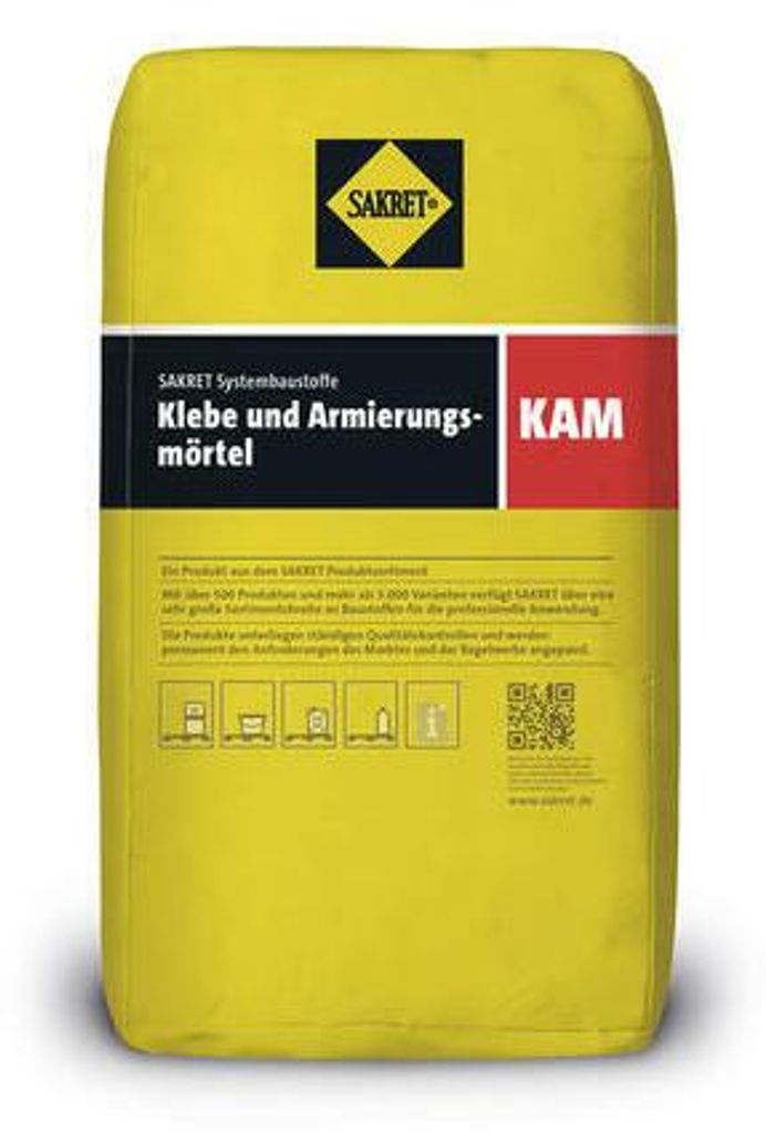 SAKRET Klebe- und Armierungsmörtel KAM 25 kg Produktbild 