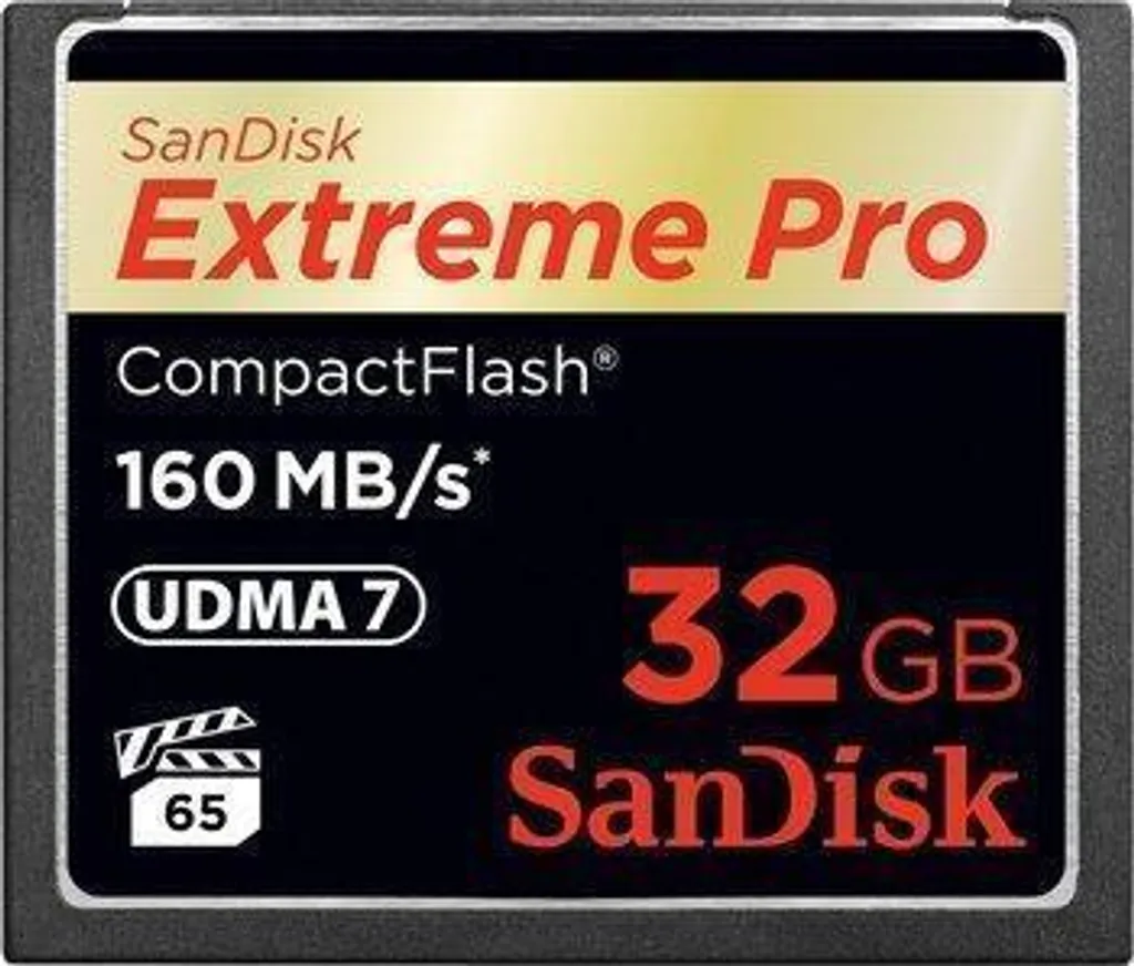 SanDisk 32GB Extreme Pro CF 160MB/s CompactFlash - 4