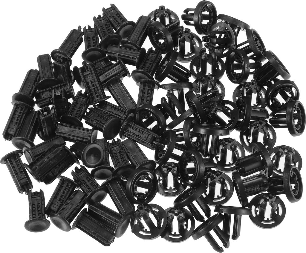 Stoßstangenclips Nr. 91505TM8003 für Honda Civic 2013-2019 Kunststoff Schwarz (Set mit 40 Stück)