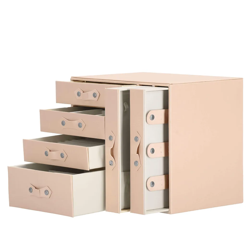 Grand Coffret à Bijoux Multi-rangements 26 cm - Tiroirs et Compartiments