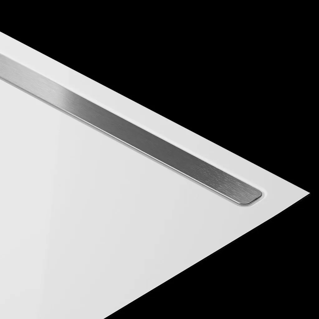 Kaldewei Nexsys Habillage noir mat pour douche 75 cm - Finition design