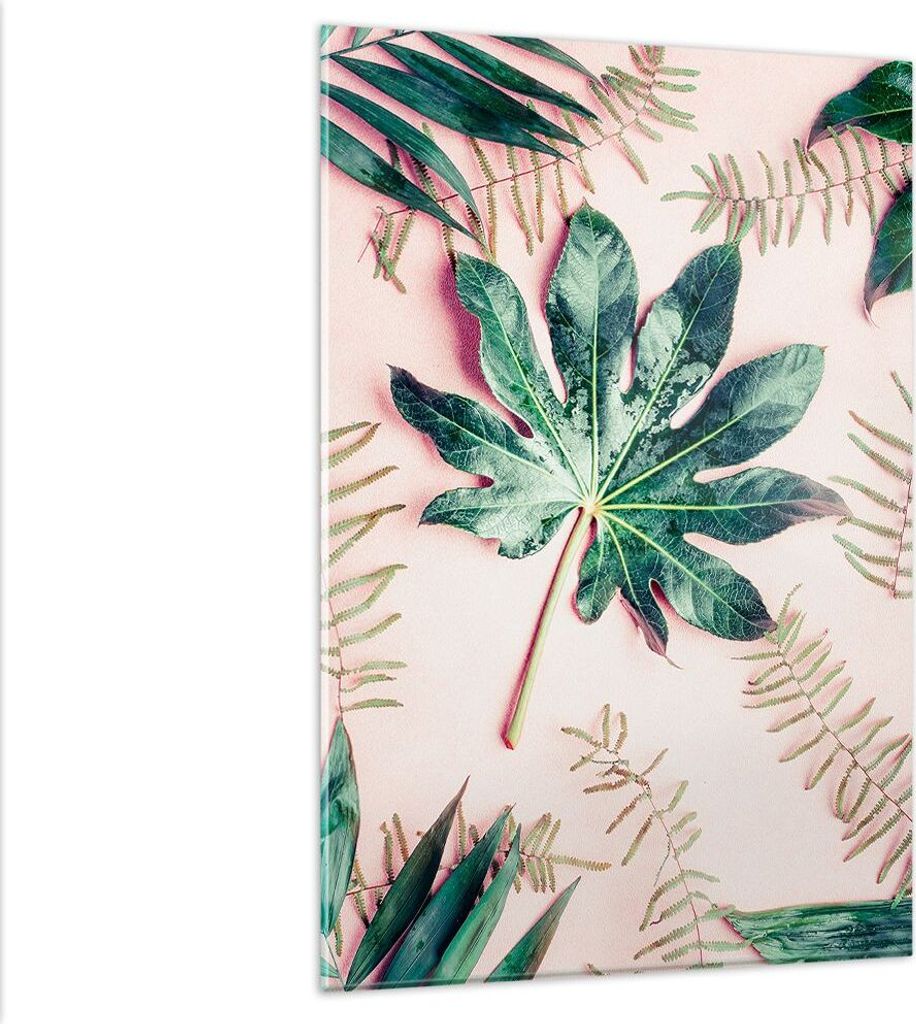 Bilder auf glas - Einteilig - Blatt Tropisch Palme - Produktbild 