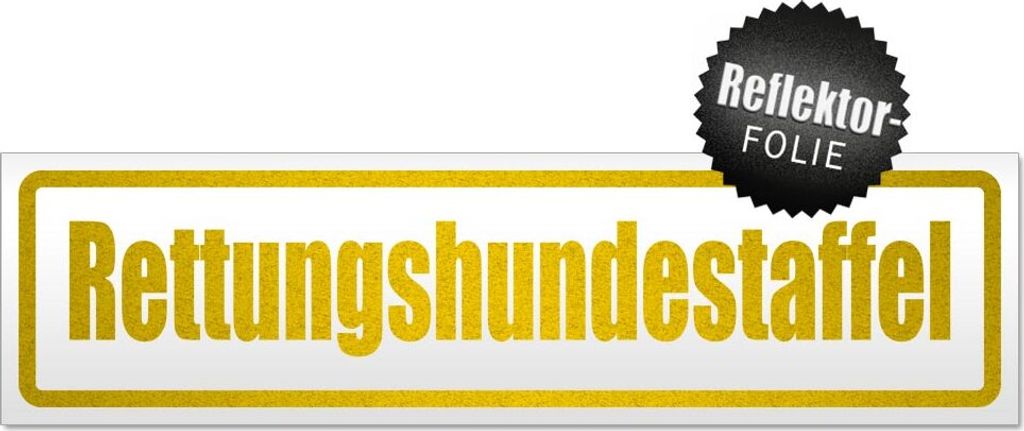 Rettungshundestaffel Magnetschild Schild magnetisch