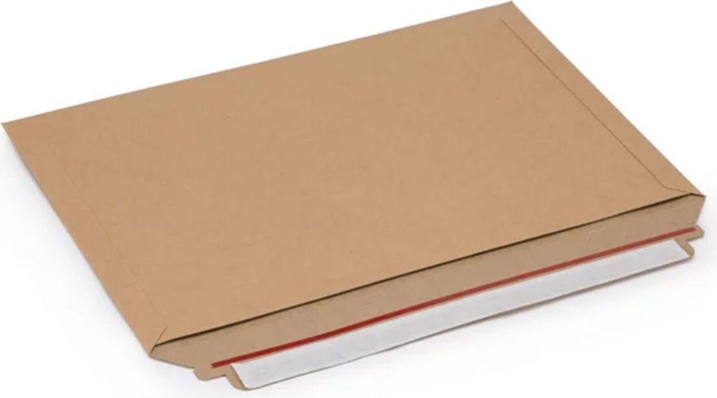 5 kartonierte Hüllen mit Klebeverschluss - 33.4 x 23.4 cm