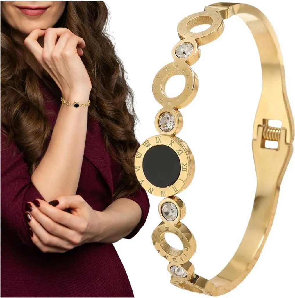 Bracciale Camerazar Elegante: Acciaio Chirurgico e Luce Mediterranea