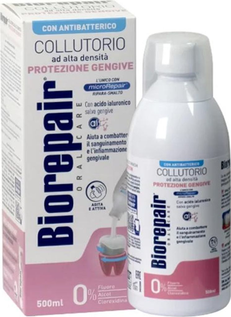 BIOREPAIR Mundspülung zum Schutz des Zahnfleisches 500 ml Produktbild 