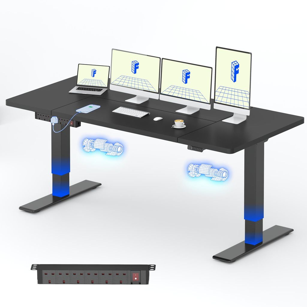 FLEXISPOT QB2 Höhenverstellbarer Schreibtisch Elektrisch Produktbild 