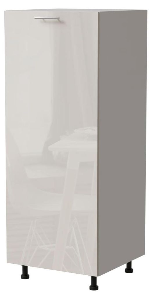 Vorratsschrank BRERRA 60x59x154cm lackiert Farbe wählbar BR-D5D/60/154,RAL 9001 creme Hochglanz,weiß