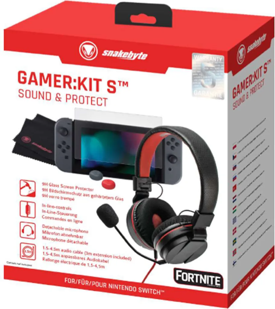Kit Nintendo Switch Sound & Protect avec Son Stéréo et Coque Antichoc - 9