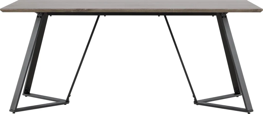 Grande table de repas rectangulaire Marina bois d'orme 180 cm - 11