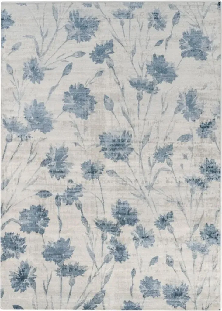 Tapis de Passage Bleu 80x150 cm Isphahan 84427 - Idéal pour le Couloir